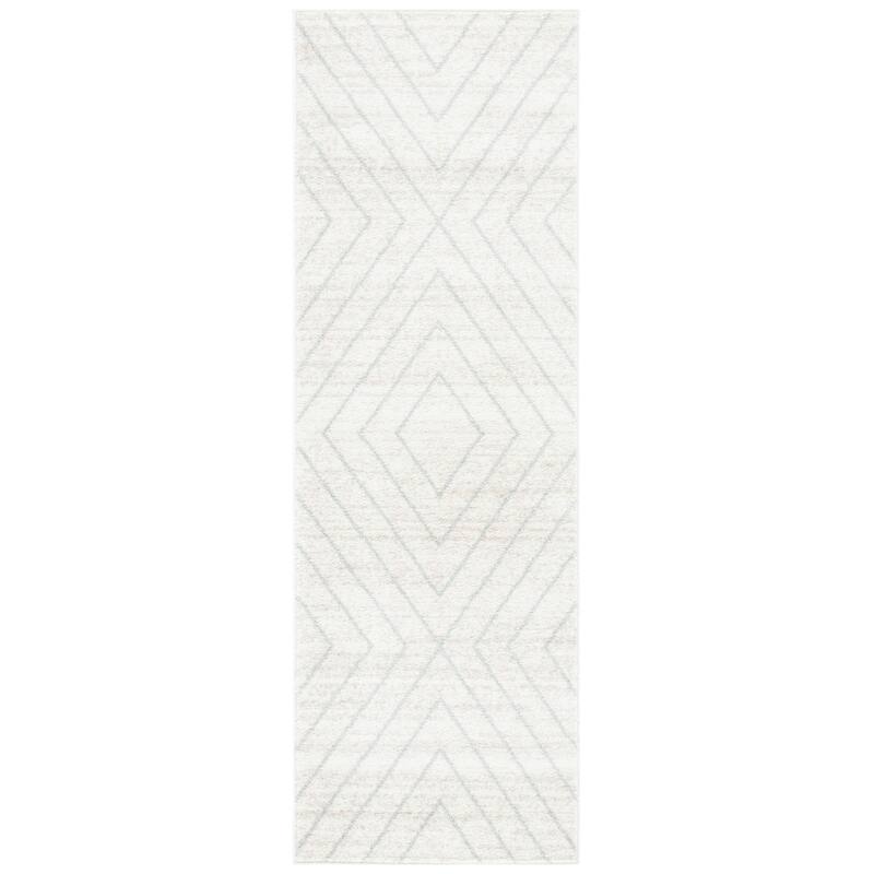 SAFAVIEH Adirondack Hediye Vintage Oriental Rug - 2'6" x 8' Runner - Ivory/Light Grey
