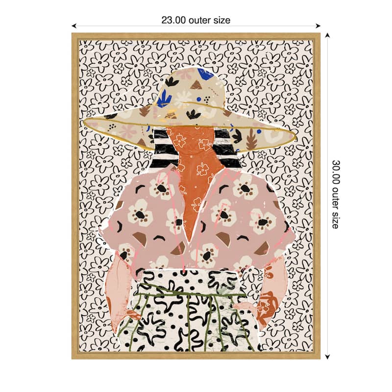 Pattern Play No.14 by Treechild (23 x 30 in.), Framed Canvas Wall Art Print