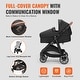 preview thumbnail 9 of 28, Carbon Steel Foldable 5-in-1 Stroller with Reversible Seat - 34.6” L x 23.6” W x 46.5” H