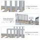 preview thumbnail 31 of 44, Costway Kids Toddler Wood Bed Bedroom Furniture w/ Guardrails - See Details