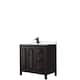 Option Dark Espresso,Black Trim,White Cultured Marble Top