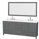Option Dark Gray, Chrome Trim, Giotto Quartz Top