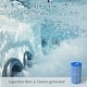 preview thumbnail 13 of 13, Buenospa New York 6 - Person 49 - Jet Hot Tub, Ice White, Gray with Ozone and LED Lights - Sterling Silver - 85 x 85 x 35