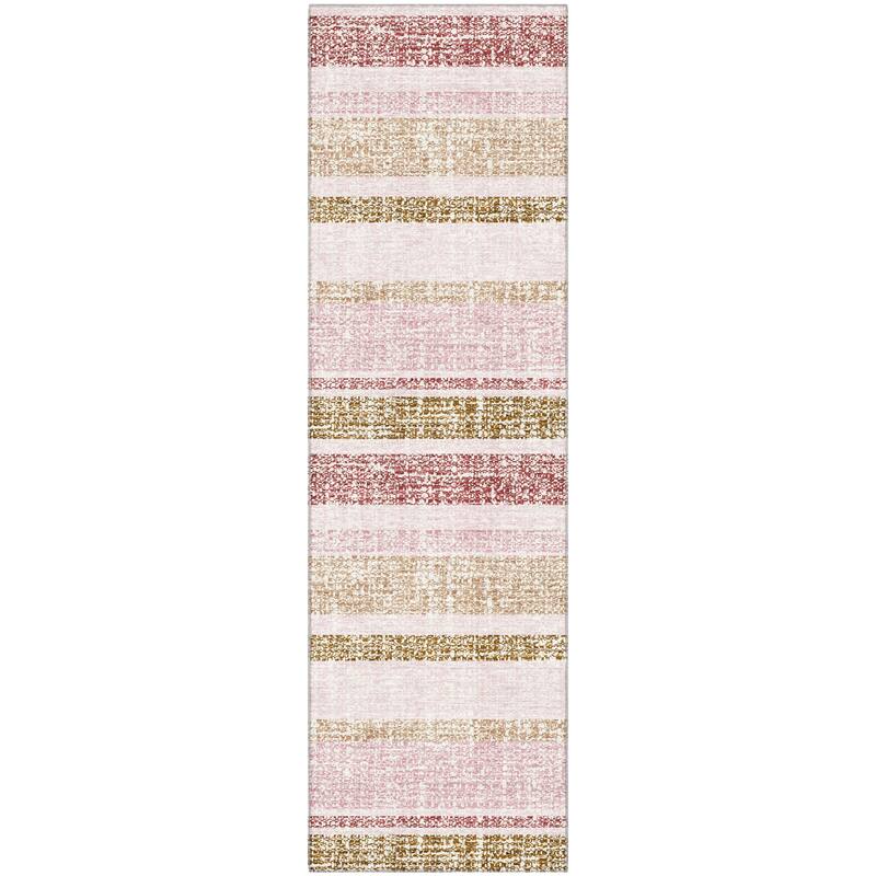 Premium Washable Super Soft Vintage Stripe Mayfield Rug