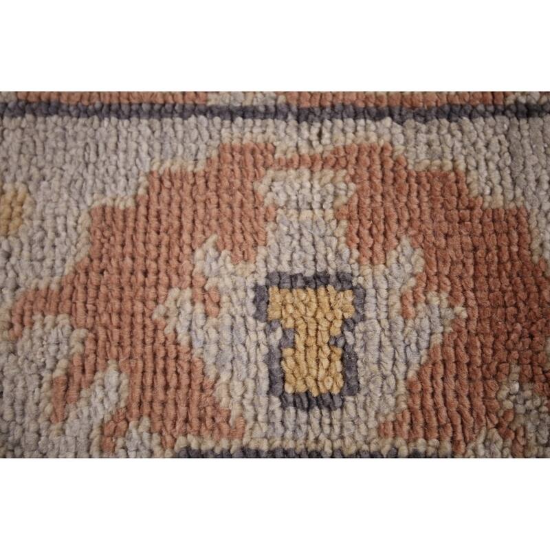 Oushak Indian Area Rug Handmade Oriental Wool Carpet - 7'10" x 10'2"