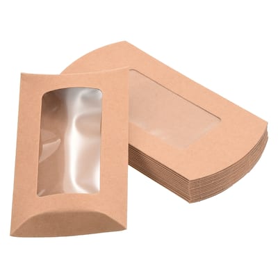Pillow Boxes, 50Pcs Wedding Gift Boxes 5.7 x 2.9 Inch for Wedding
