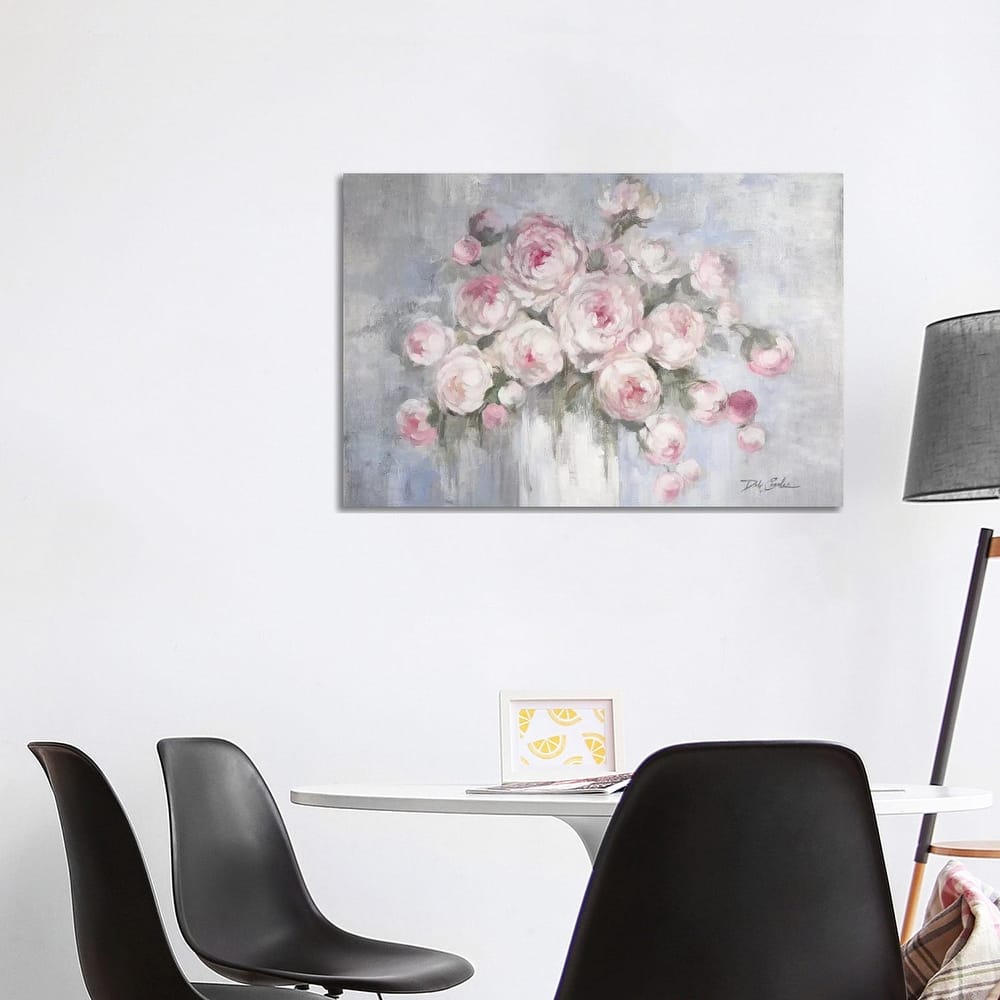 iCanvas "Peonies in White Vase" by Debi Coules Canvas Print