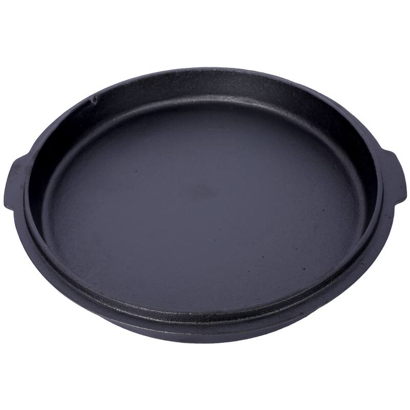 Anmytek 6 Quart Pre-Seasoned Cast Iron Dutch Oven Skillet Lid Camping Leg Base