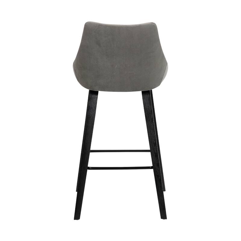 Dani 26" Wood and Faux Leather Counter Stool - 26