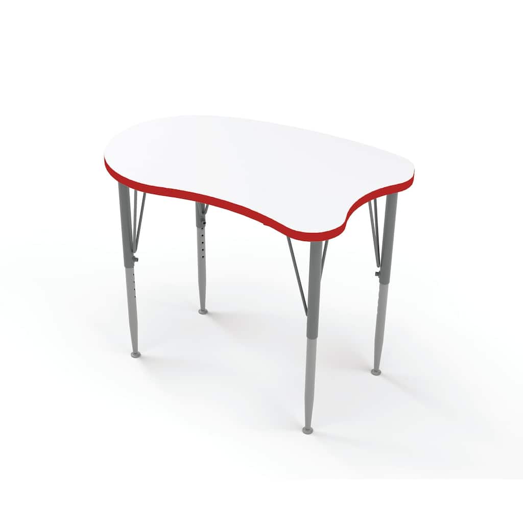 Tot Mate Versa Kids Desk Curve Shape Large Laminate Surface 38.75" x 24" Classroom Table