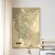 preview thumbnail 8 of 8, Thomson's Map of Germany -Premium Gallery Wrapped Canvas