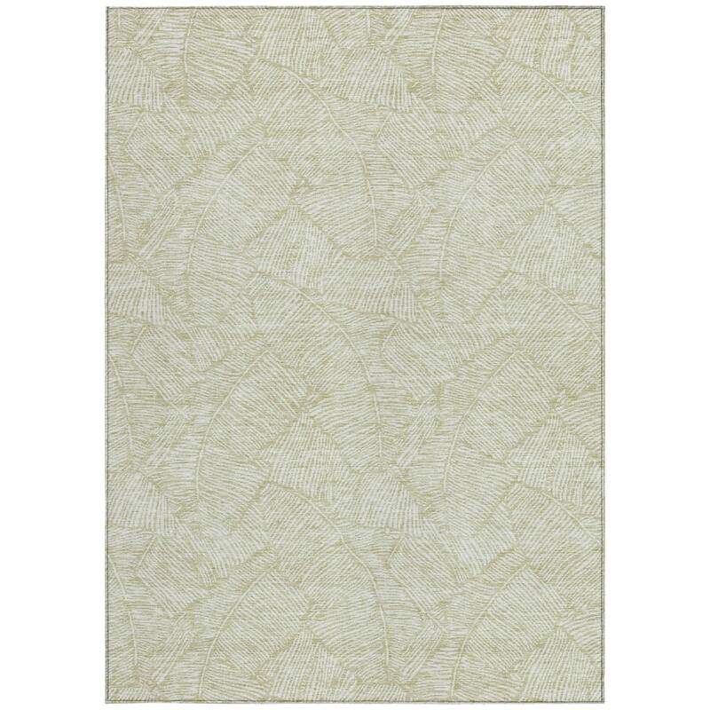 HomeRoots Floral Transitional Rectangle Outdoor Rug