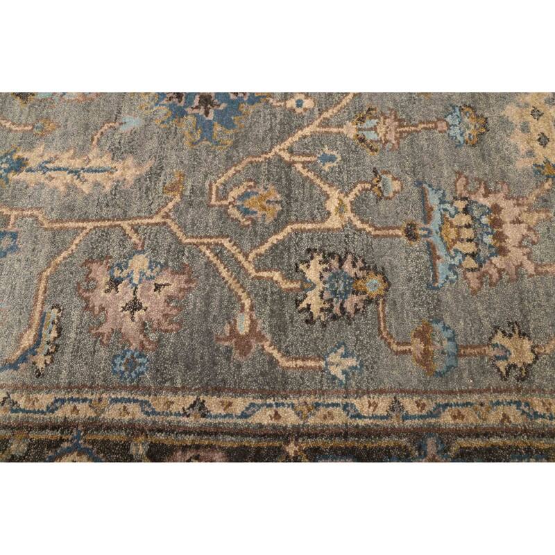 ECARPETGALLERY Hand-knotted Finest Agra Jaipur Teal Wool Rug - 5'3 x 8'4