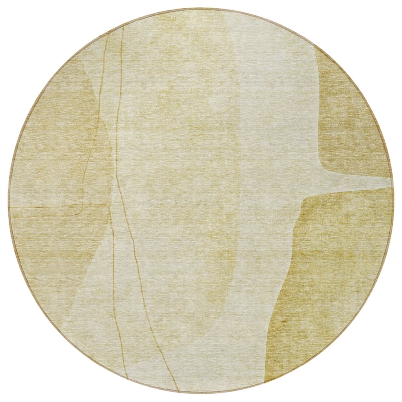 HomeRoots Abstract Transitional Rectangle Outdoor Rug