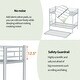 preview thumbnail 13 of 14, Heavy-Duty Sturdy Metal Noise Reduced Safety Guardrail Metal Twin Bunk Bed