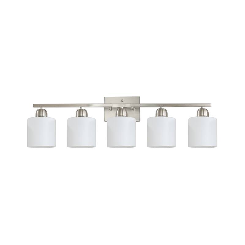 5-Light Brushed Nickel Vanity Light(No Bulbs Included) - Chrome