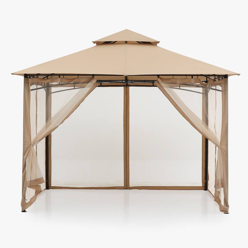 ABCCANOPY Patio Outdoor Gazebo for Double Roof Soft Canopy