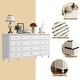 preview thumbnail 9 of 35, 63"W Wood Dresser Bedroom Storage Drawer Organizer Closet 12 Drawer