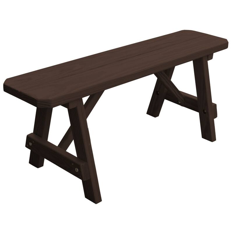 Pine 4' Traditional Bench
