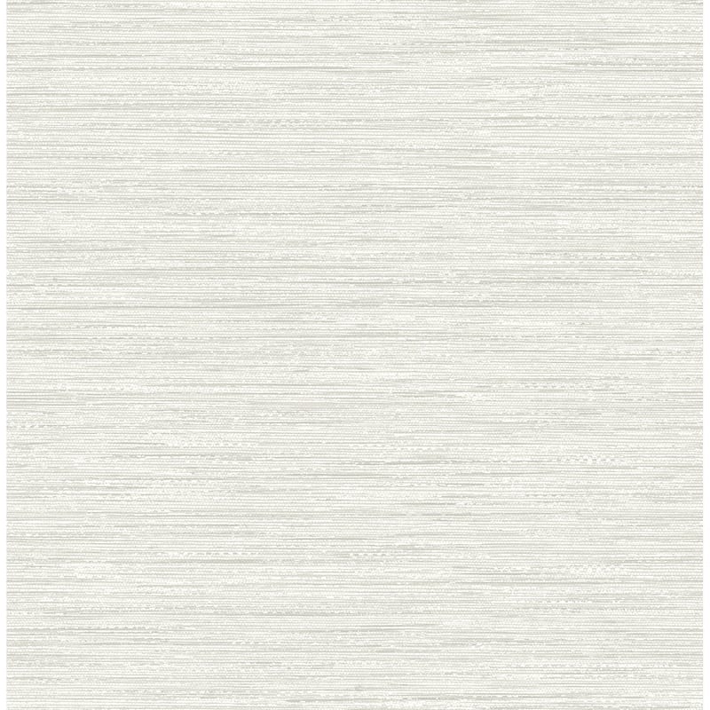 A-Street Prints Sheehan Silver Faux Grasscloth Wallpaper