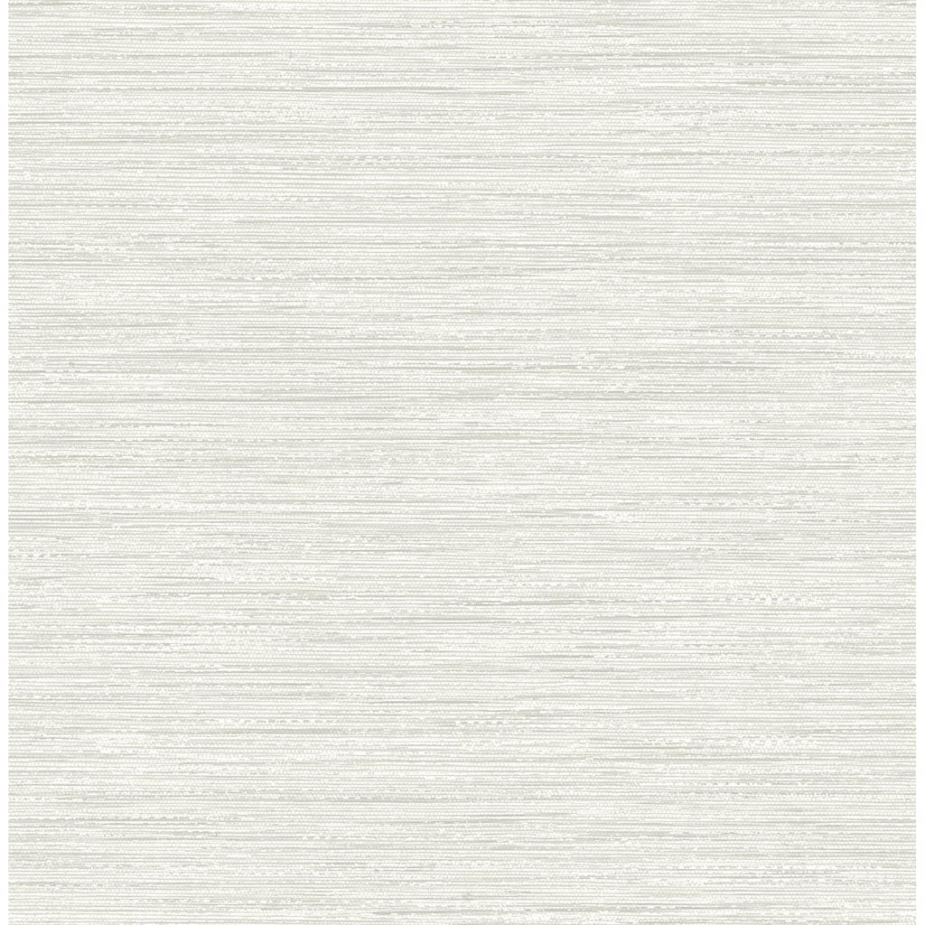 A-Street Prints Sheehan Silver Faux Grasscloth Wallpaper