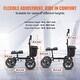 preview thumbnail 10 of 12, Folding Knee Scooter Leg Recovery Scooter for Broken Ankle Foot Injuries