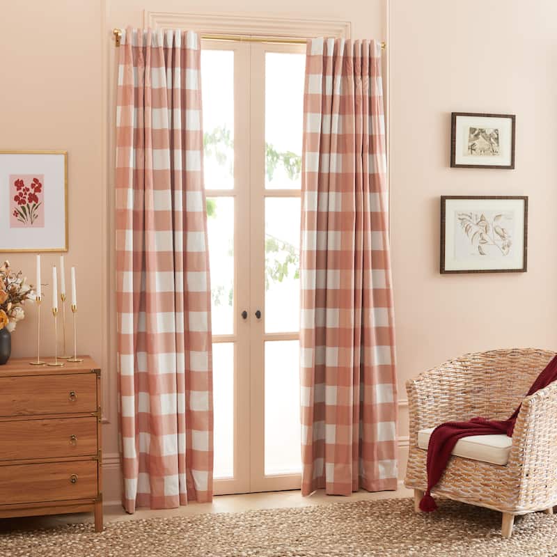 SAFAVIEH Annja Blackout Window Curtain Panel Treatment (Single)