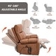 preview thumbnail 5 of 16, Power Lift Recliner Chair with Heat, 8-Point Massage, Hidden Cup Holders, and Medium-Firm Heavy-Duty Design