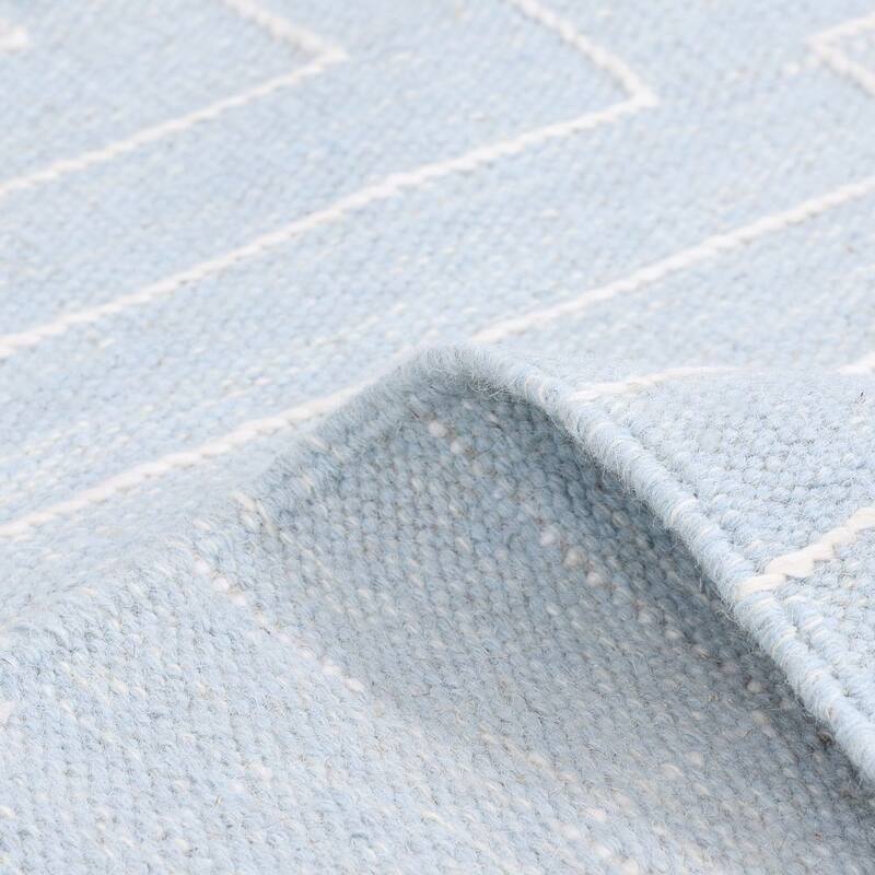 Overton Handmade Modern Contemporary Geometric Area Rug
