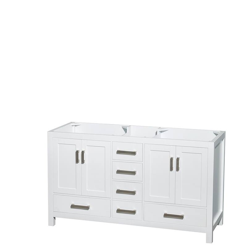 Wyndham Collection Sheffield Double Vanity Set