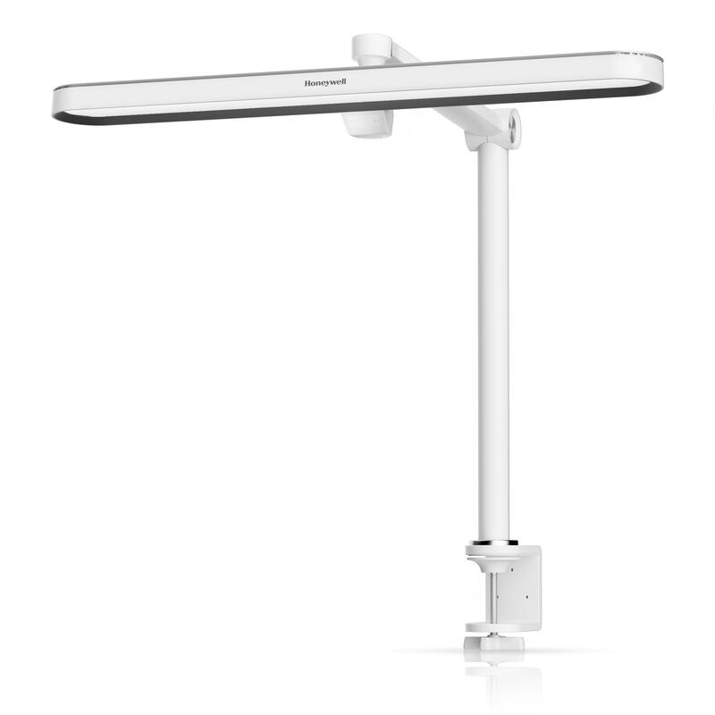 Honeywell Clamp Eye Caring LED Desk Lamp 1300LM, 4000K Stepless Dimming,Full Metal Desk Lamps for Home Office Work Study