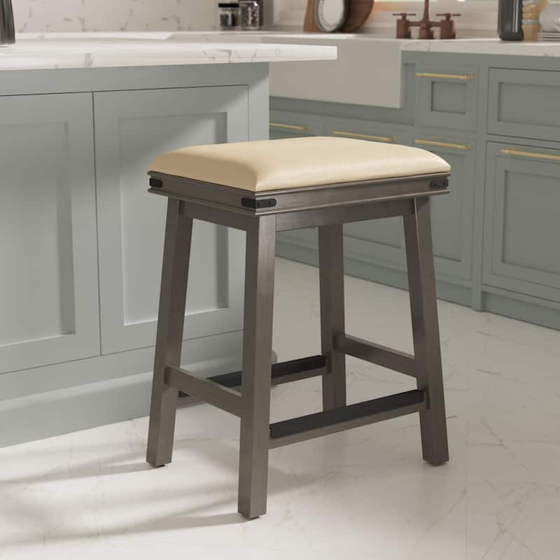 DTY Indoor Living Cortez Bonded Leather Counter or Bar Stool