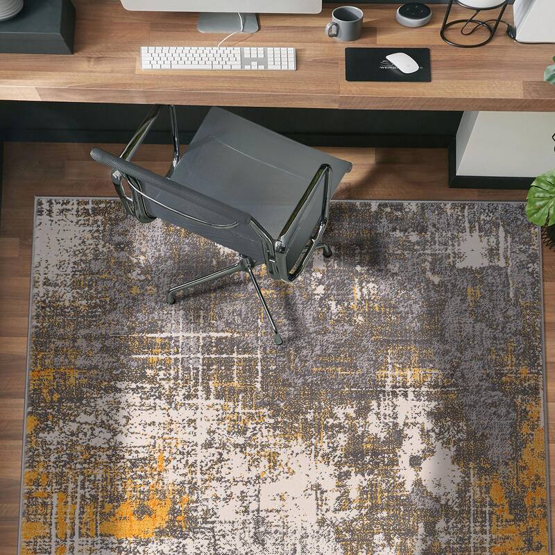 World Rug Gallery Perugia Modern Abstract Area Rug