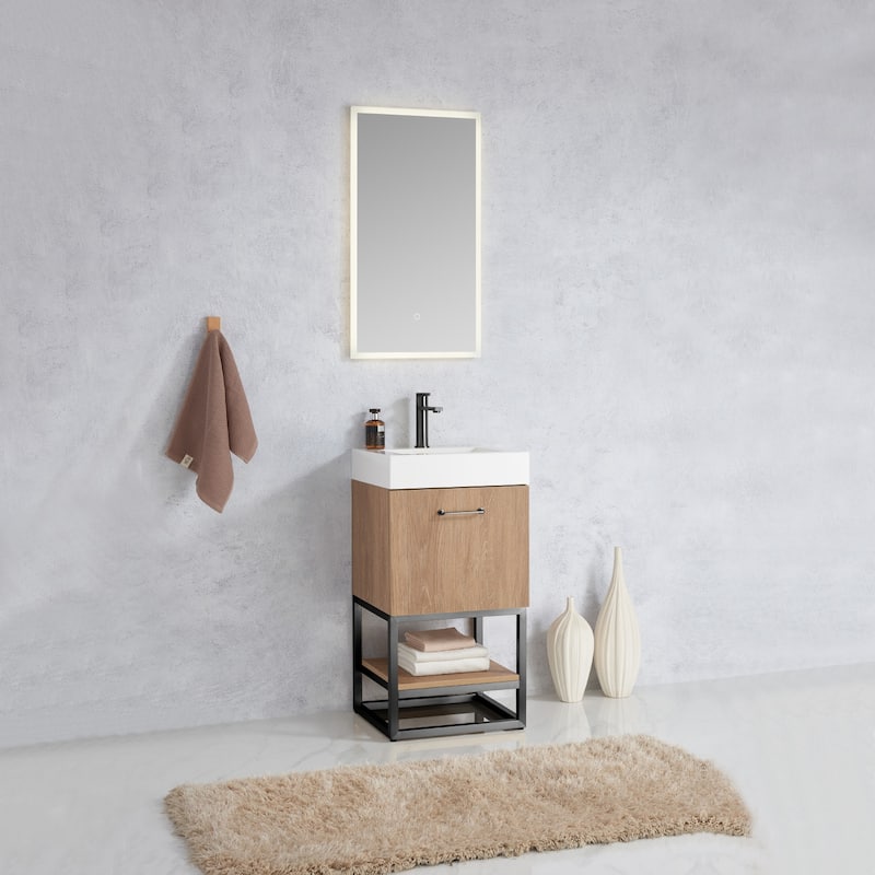 Miseno MV789018B Alistair 18" Free Standing Single Basin Vanity Set