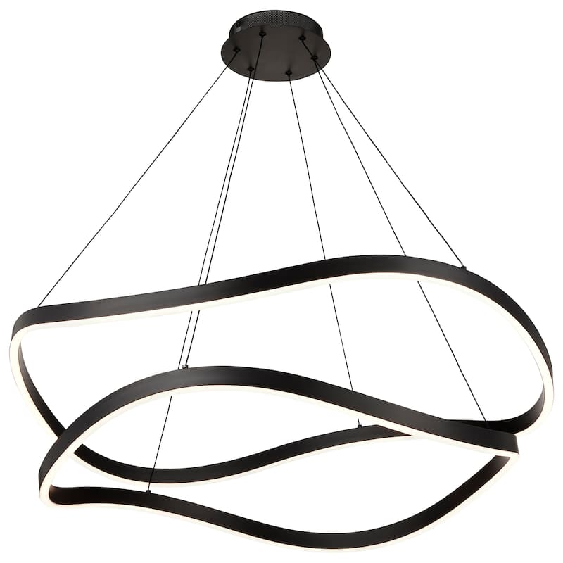 Sylas 36 Inch LED Pendant Matte Black Finish - Matte Black