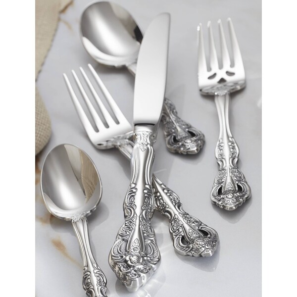 Oneida Michelangelo 45 Piece Fine Flatware Set, Service For 8