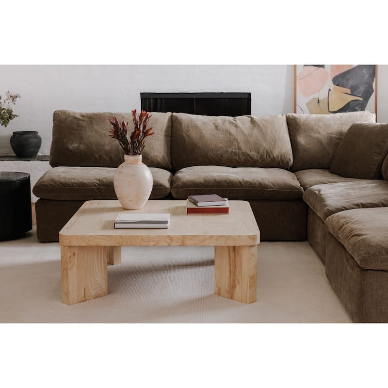 Aurelle Home Tami Modular Sectional Piece - Corner Module - 38" x 38"