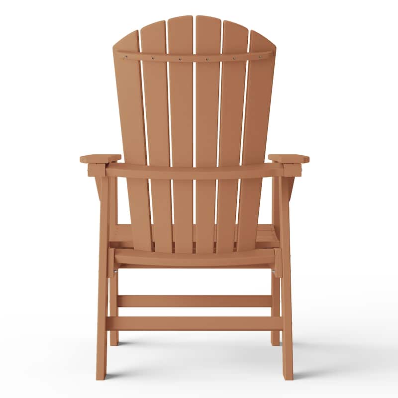 Altura Hdpe All Weather Outdoor Patio Adirondack Dining Chair