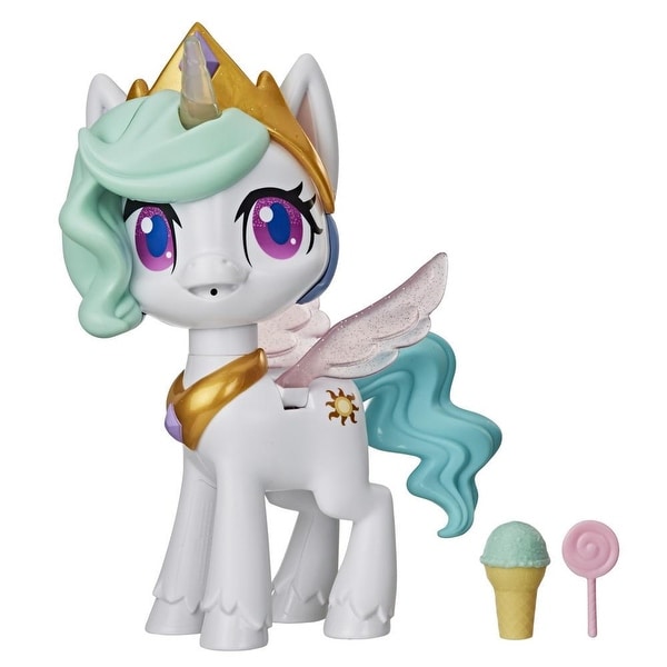 My Little Pony Magical Kiss Unicorn Princess Celestia -- Interactive Kids Toy With 3 Surprise Accessories, Lights,. Opens flyout.