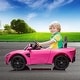 preview thumbnail 7 of 23, 12V Kids Ride on Car Licensed Aston Martin Electric Sports Car Toy for Toddles Battery Powered Car Pink