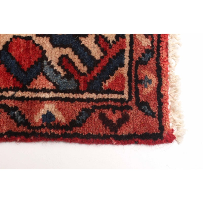 ECARPETGALLERY Hand-knotted Andelz Red Wool Rug - 3'8 x 5'6