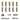 5 Watt G9 LED Bulb 3000K (Set of 10) - White