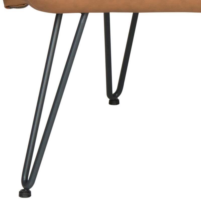 SAFAVIEH Michelina Mid-Century Modern Settee. - 52" W x 29" D x 33" H - 52Wx28Dx33H