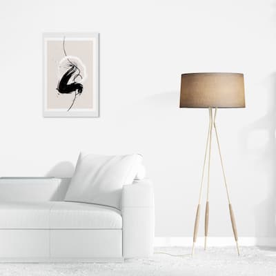 Wynwood Studio Canvas Abstract Passion in black White and Modern & Contemporary Wall Art Canvas Print