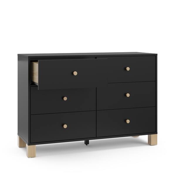 Storkcraft California 6 Drawer Dresser - GREENGUARD Gold Certified,  Interlocking Drawer System - Bed Bath & Beyond - 40339734