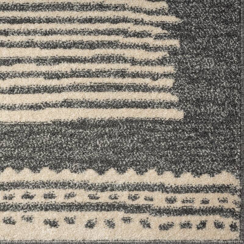 Luxe Weavers Moroccan Lines Geometric Area Rug, Stain-Resistant Carpet
