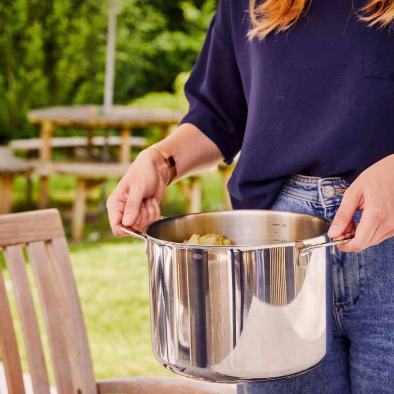 Alva Maestro Stainless Steel Stock Pot - Heavy Duty, Non-Toxic