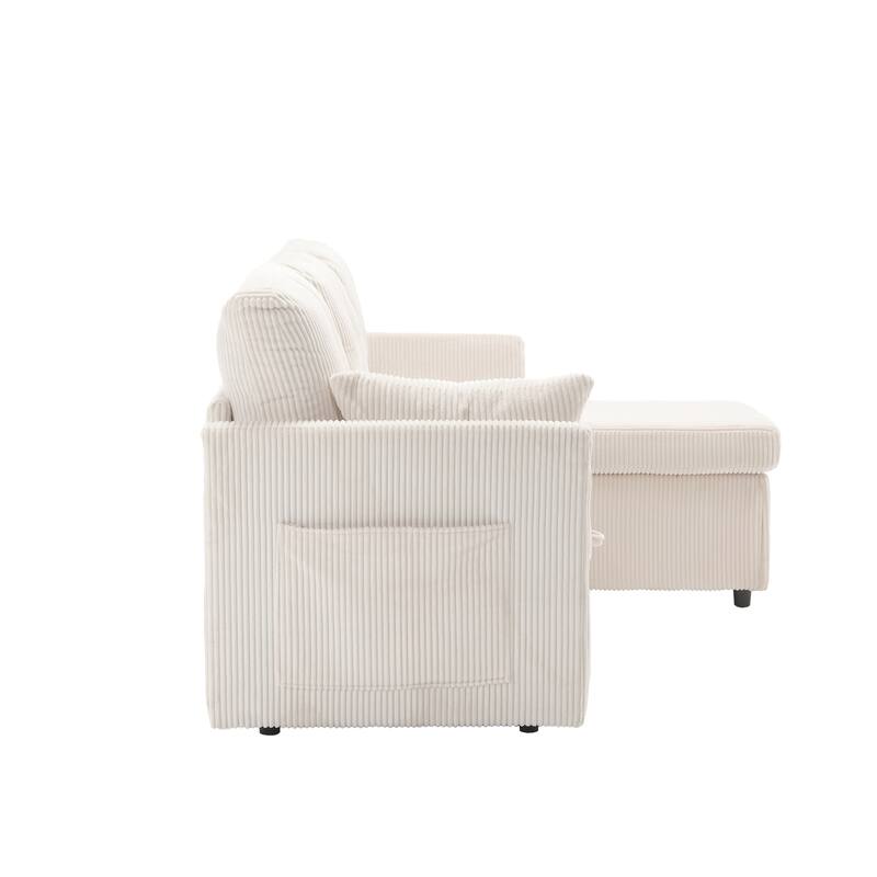 Modular Sectional Sofa L Shaped Modular Couch with Reversible Chaise