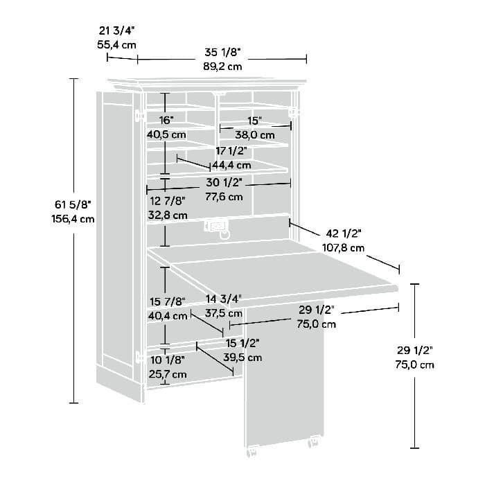 Harbor View Craft Armoire Aw A2