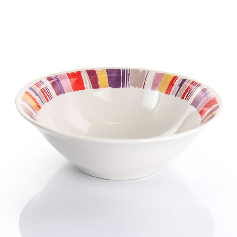 Gibson Home Orleans 12 Piece Ceramic Dinnerware Set